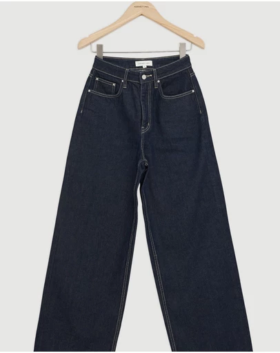 Revibe - Repaired Assembly Label Cotton Denim Womens Jeans