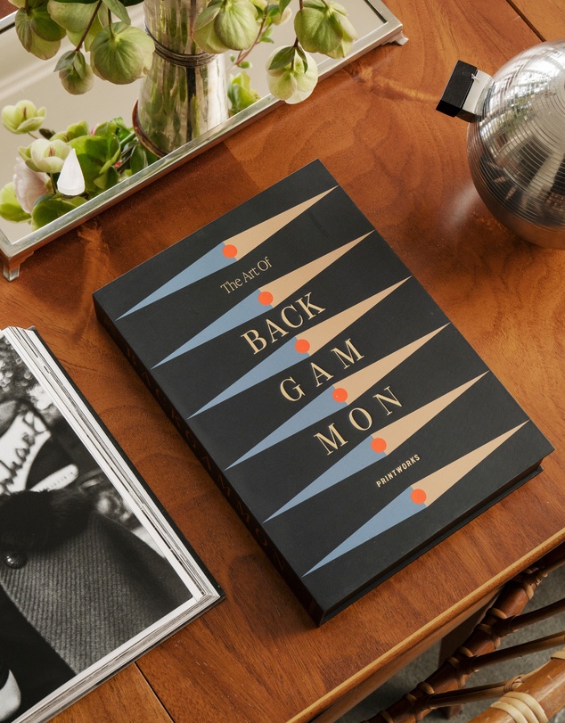 Printworks - Printworks Classic Art of Backgammon-Anthracite Grey