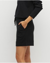 JH Lounge - JHL Long Short (Cotton Cashmere) Black