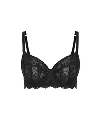 City Chic - Plus size Lara Underwire Bra - black