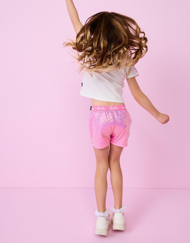 Rock Your Kid - Barbie Sequin Shorts - ICONIC EXCLUSIVE - Kids