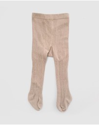 WITH LOVE FOR KIDS - Half Patterned Tights - Babies - Kids