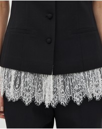 Third Form - Nocturne Lace Trim Vest