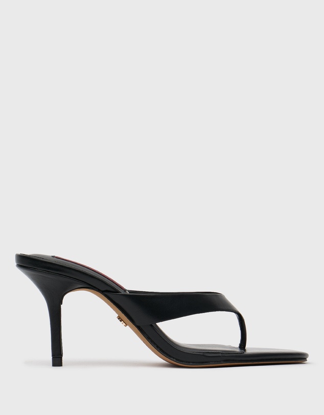Betts - Ruby Leather Thong Mule Sandals