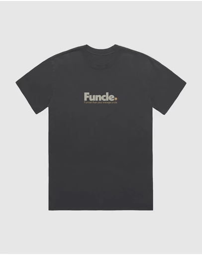 Banabae - Funcle Organic Cotton Tee - Washed Black
