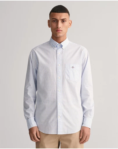 Gant - Regular Fit Gingham Poplin Shirt
