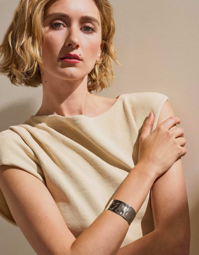 Skagen - Moderne Stak Silver-Tone Bracelet