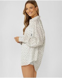 Lorna Jane - Provincial Floral Long Sleeve Shirt