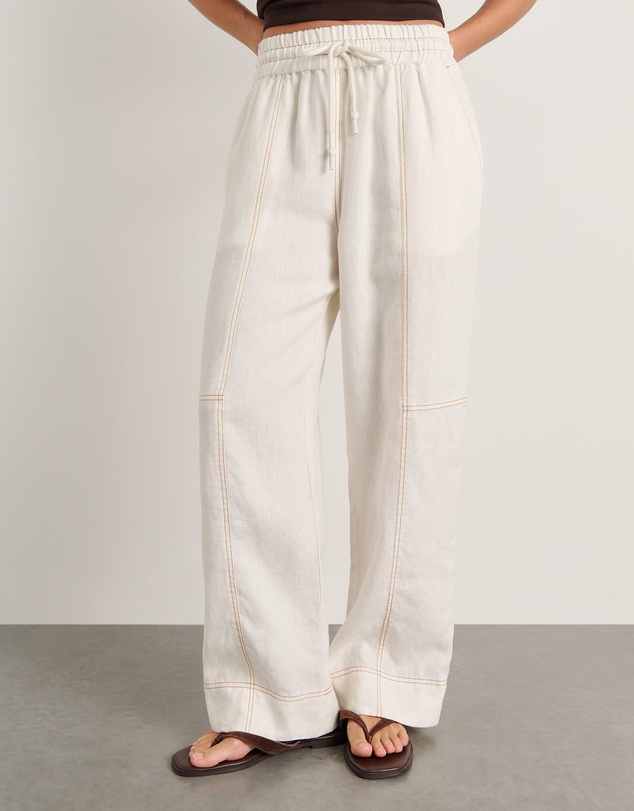 Jag - Sabine Linen Relaxed Leg Pant