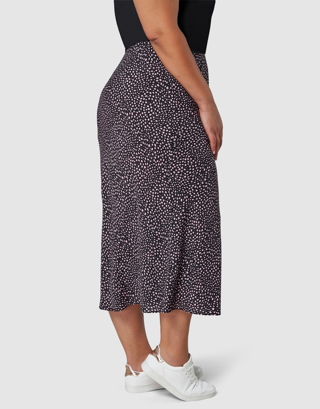 Something 4 Olivia - Catalina Print Midi Skirt