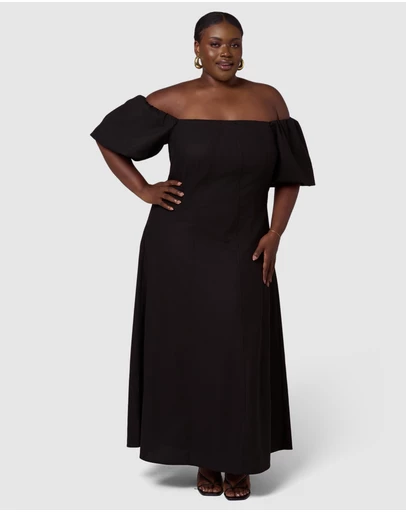 Pink Dusk by Curve Project - Heart Racer Midi Dress