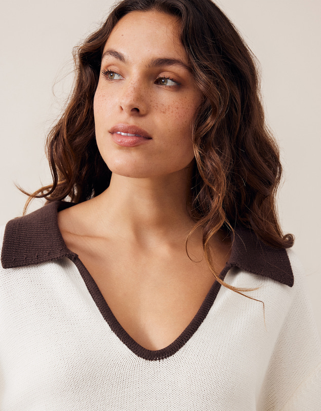 Ceres Life - Eliza Collared Knit