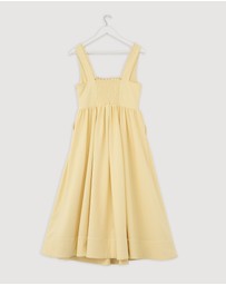 Revibe - Repaired BY JOHNNY. Nova Scallop Midi Dress - AU 10