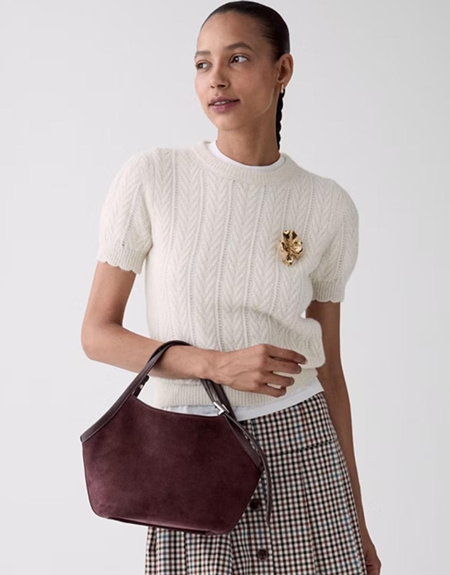 Kate Spade - Deco Suede Small Tulip Tote