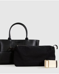 Belle & Bloom - Long Way Home Woven Tote - Black