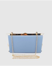 Izoa - Amanda Clutch Light Blue