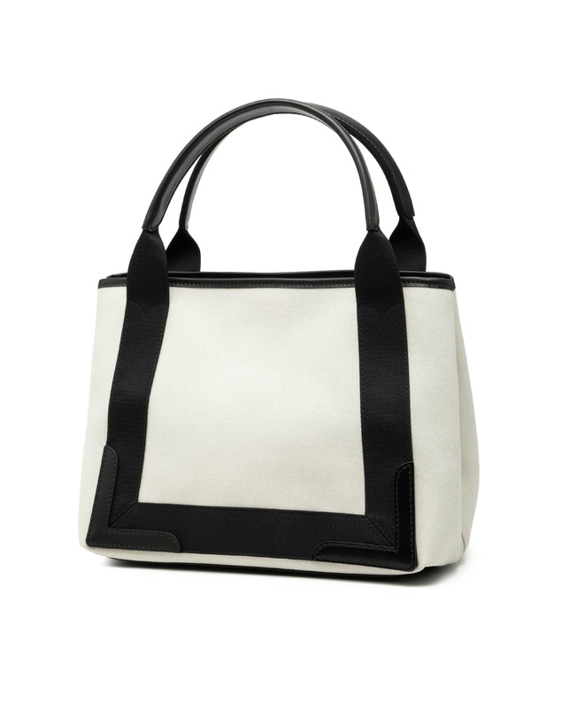 Pre-Loved by Azura Reborn - Pre-Loved Canvas Navy Cabas Tote S
