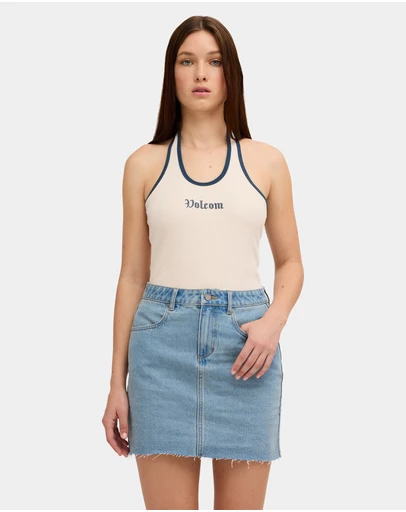 Volcom - Womens Ramped Mini Denim Skirt