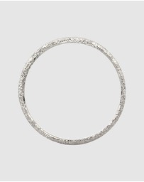 Kuzzoi - ICONIC EXCLUSIVE - Ring Male Band Structured 925 Sterling Silver