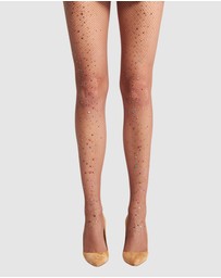 High Heel Jungle - Glitter Fishnet Tights