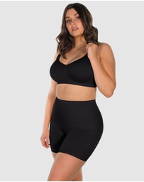 B Free Intimate Apparel - Targeted Tummy Control Stay-Up Shorts Silicone Band