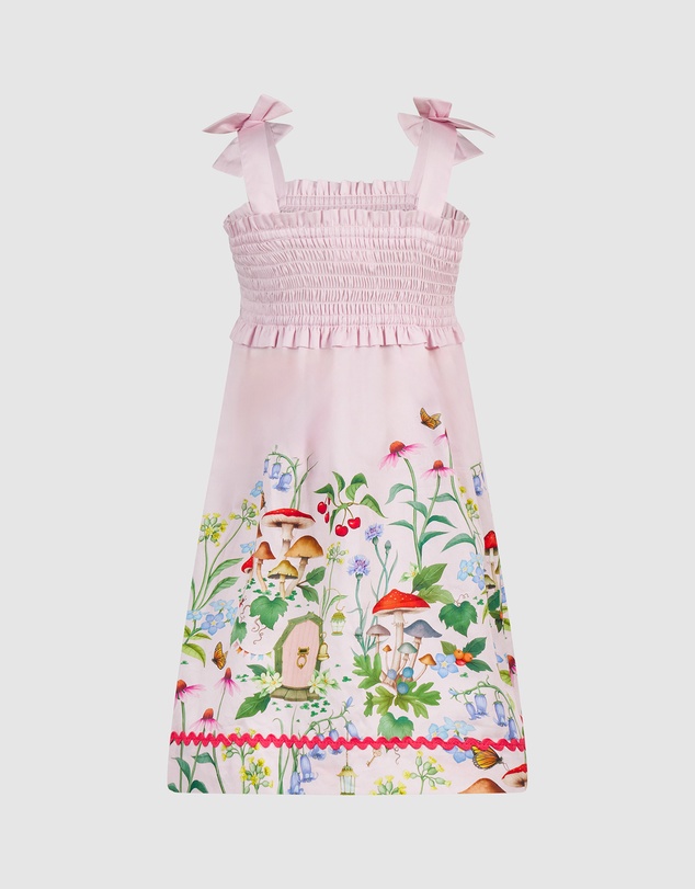 Fleur Harris - 'Enchanted Garden' Faraway Dress in Sugar Pink
