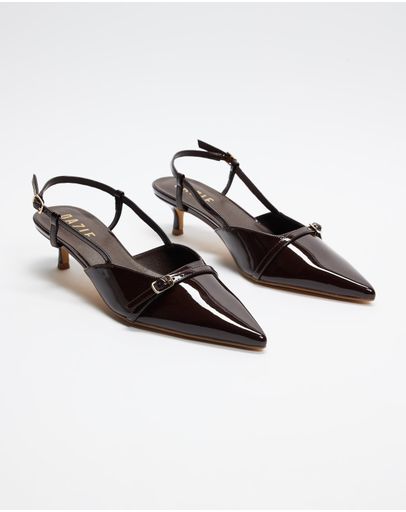 Dark Choc Patent PU