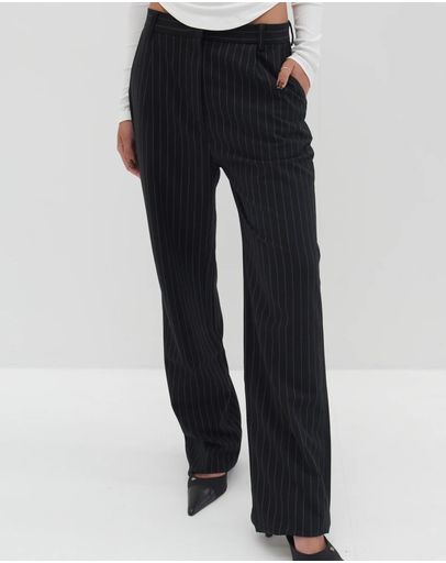 Pinstripe Black 