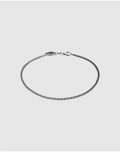 Haze & Glory - ICONIC EXCLUSIVE - Take-a-Wave Bracelet in Oxidised 925 Silver