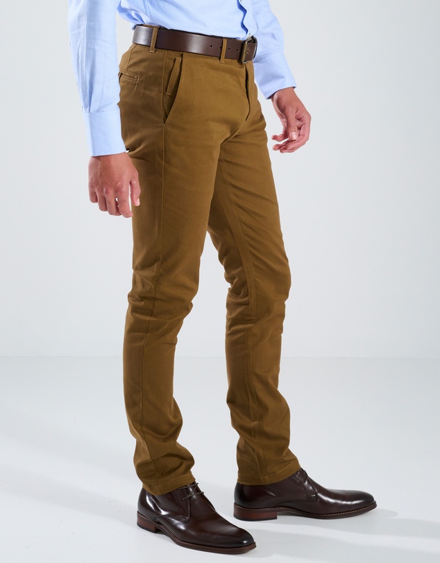 3 Wise Men - 3 Wise Men Cayden Chino Pant - Dark Brown