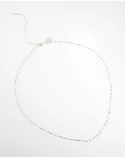 Lovisa - Silver Plated Ball & Twist Necklace