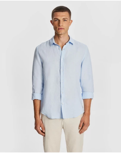 yd. - West Hampton Pure Linen Shirt
