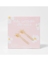 Sunnylife - Kids Inflatable Star Wand Princess Swan Gold Set of 2