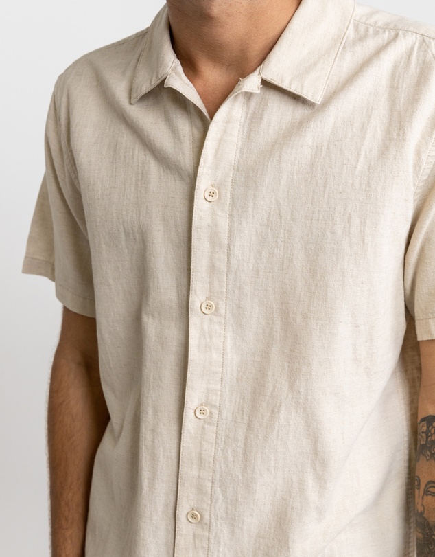 Rhythm - Classic Linen Blend SS Shirt