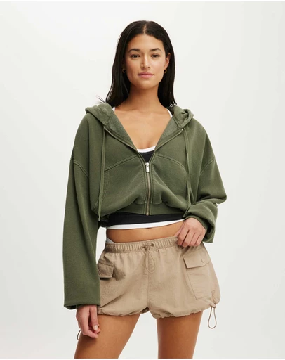 Cotton On Body Active - Active Fleece Bubble Zip Through