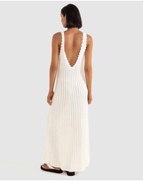 Rhythm - Scallop Knit Maxi Dress