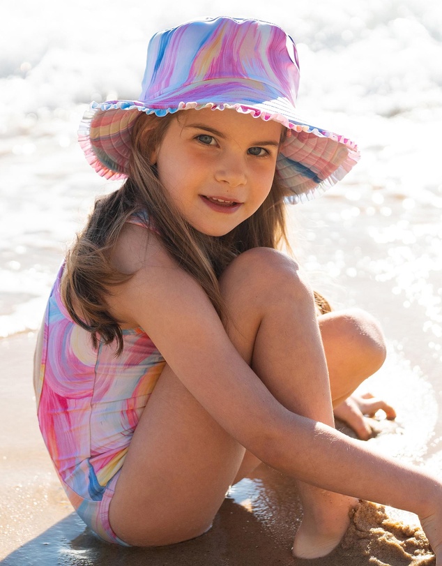 Minihaha - Swim Hat With Quick Release Neck Tie - Babies-Kids