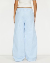 Dazie - Aloe Stripe Linen Blend Pants