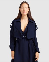 Belle & Bloom - Manhattan Cropped Trench