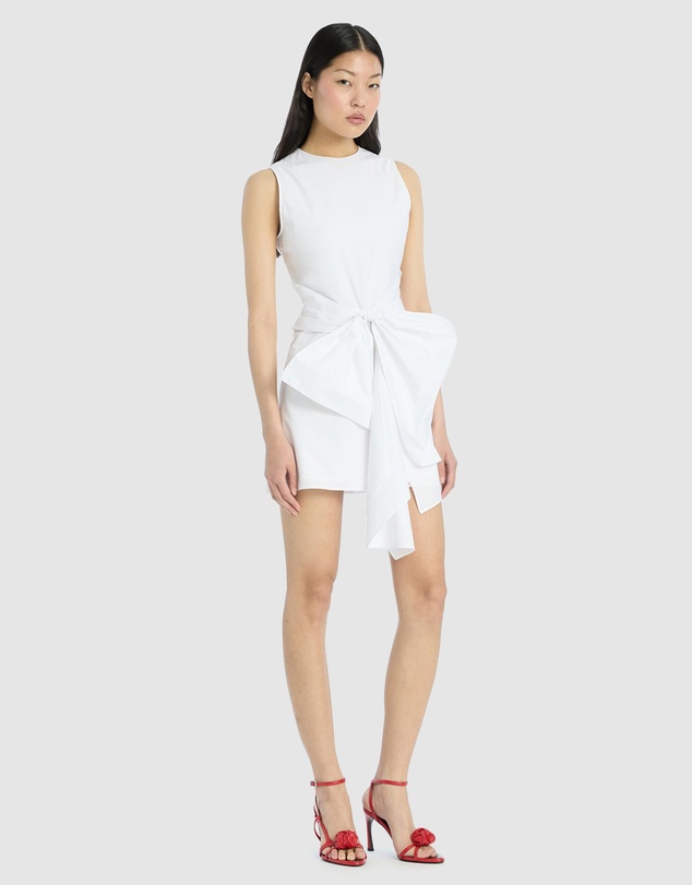 ROTATE - Sleeveless Dress With Bow