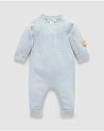 Purebaby - Cashmere Growsuit -Kids-Babies