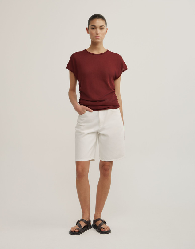 Witchery - Wide Shoulder Knit T-shirt