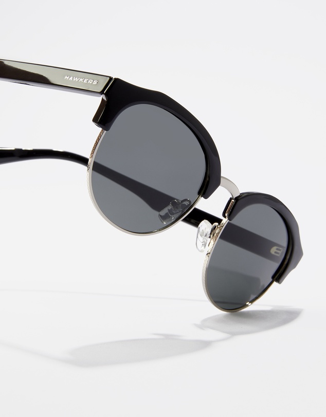 Hawkers Co - HAWKERS - Polarized Black CLASSIC ROUNDED  Sunglasses for Men and Women UV400