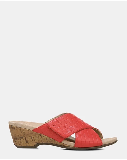 Vionic - Leticia Wedge Sandal - Poppy