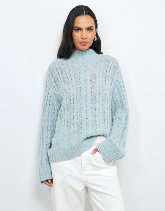 AERE - Zahra Cable Knit Jumper
