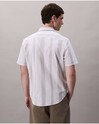 Calvin Klein - Yarn-Dyed Stripe Stretch Classic Shirt