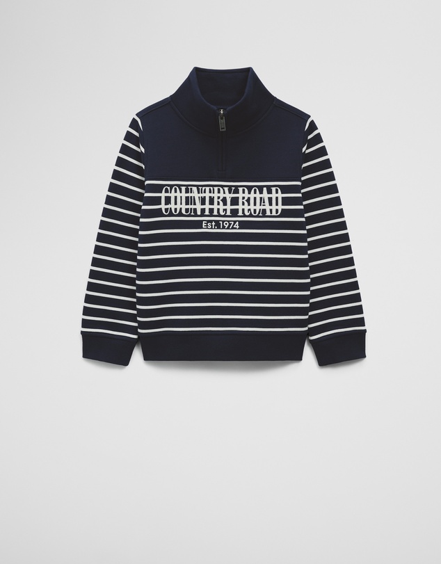 Country Road - Australian Cotton Heritage Half Zip Sweat