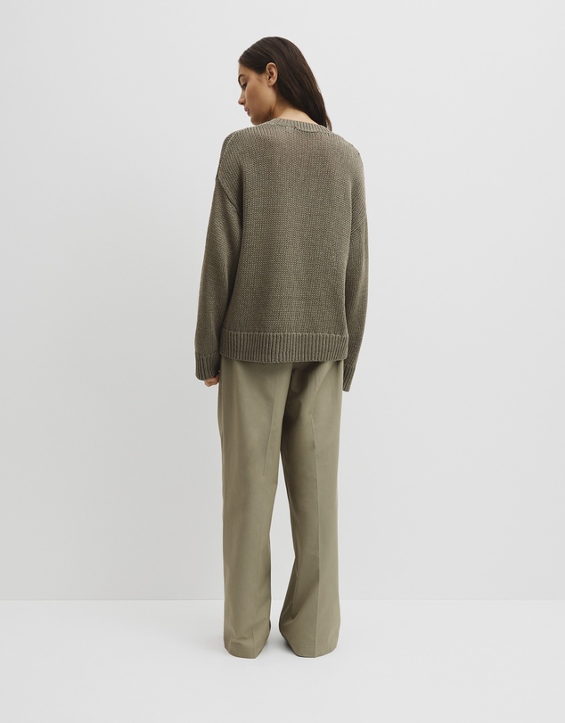 Country Road - Organically Grown Cotton Tape Yarn Sweater