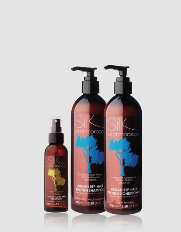 Silk Oil of Morocco - Rep-Hair Trio - Value Pack