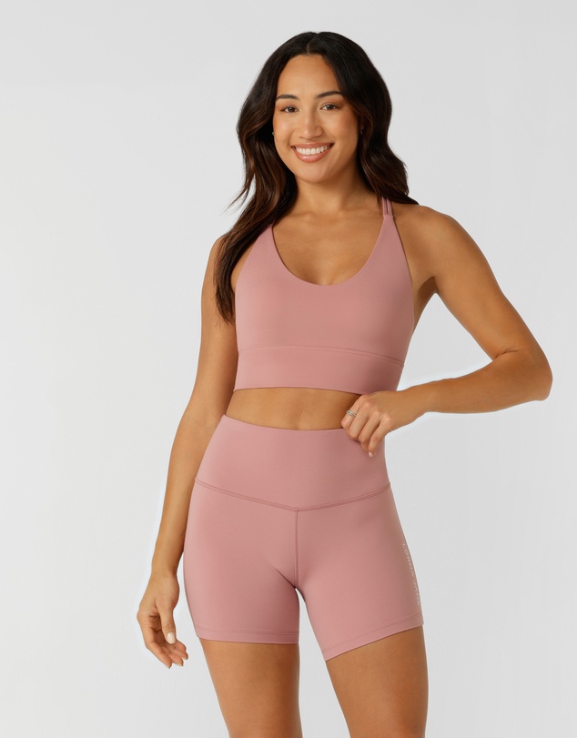 Lorna Jane - Lotus No Chafe Phone Pocket 12cm Bike Shorts